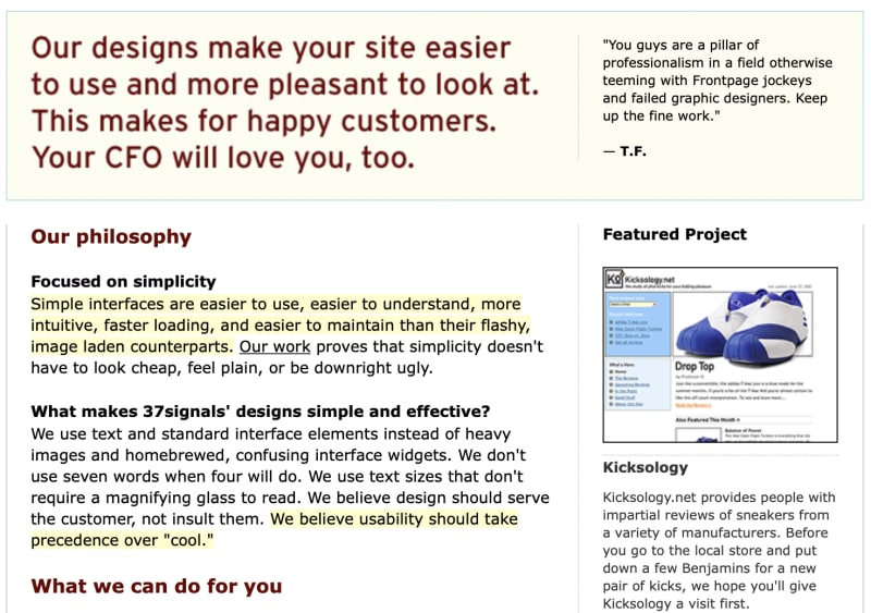 37signals and its design-first philosophy